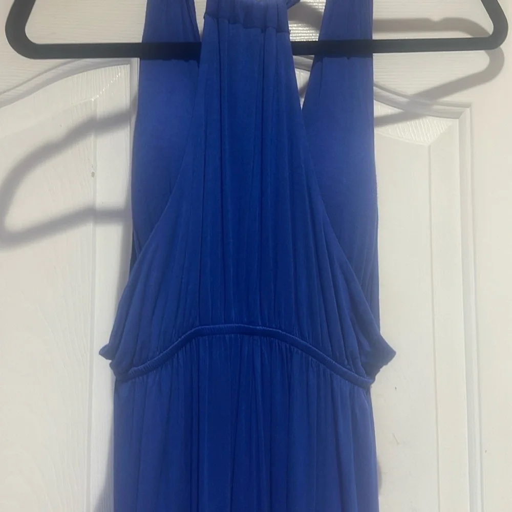Chic Royal Blue Maxi Dress - Picture 6 of 8